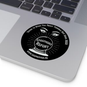 Cassandra Report Vinyl Stickers